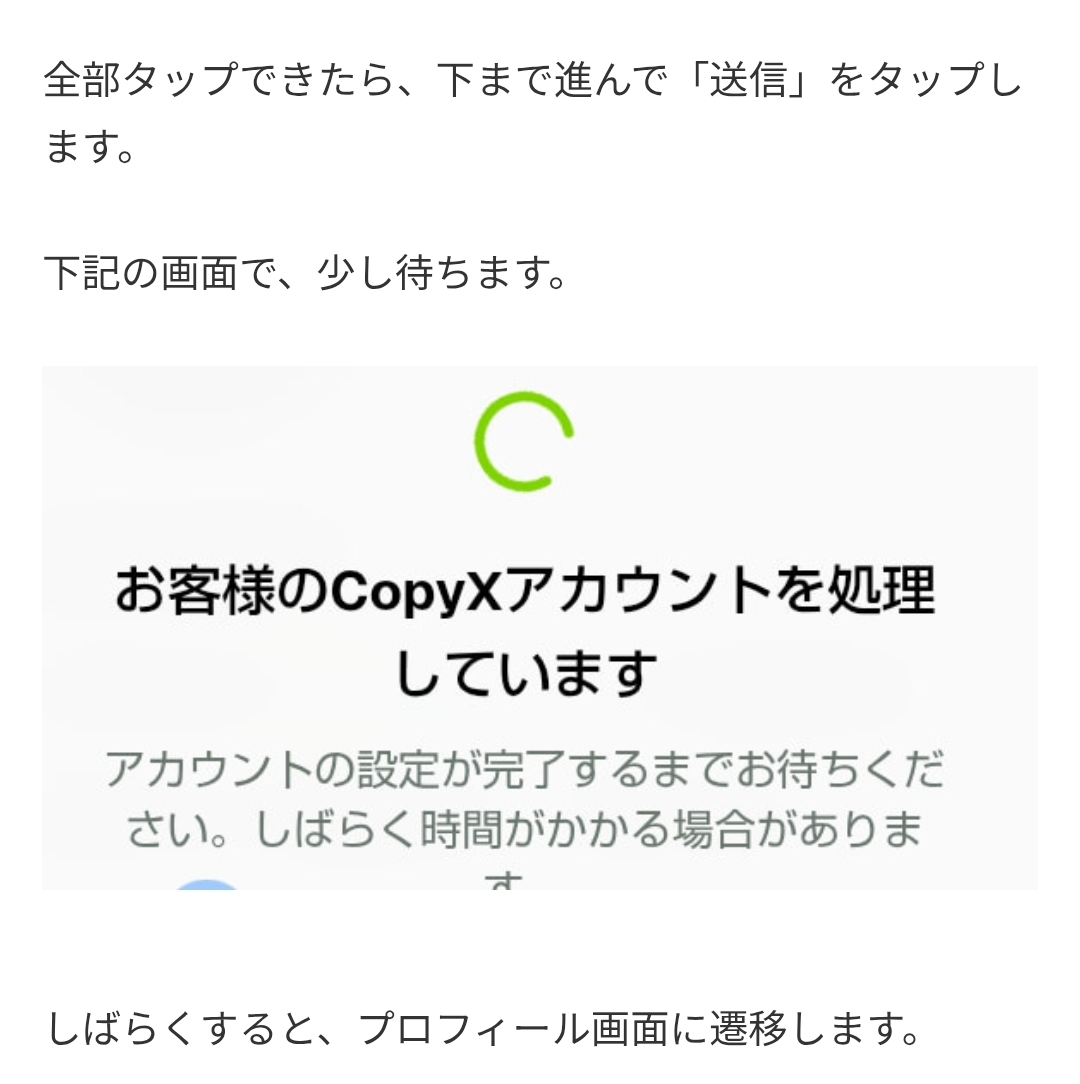 画面 10: 質問への回答とポータル確認